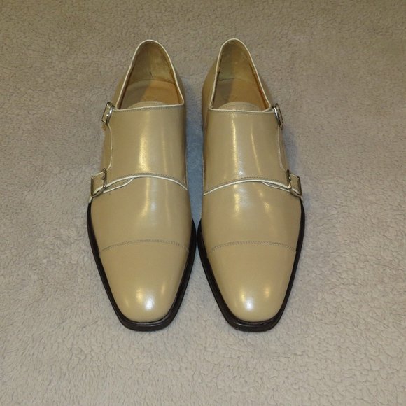 Sutor Mantellassi Bone Leather Double Monk Strap Loafer 7.5D NWB main image 8
